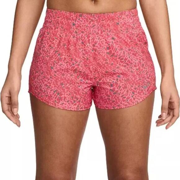 Nike Pants - Nike Women's Pink One Dri-FIT Desert Coral 3" Brief-Lined Training Shorts Size S